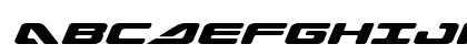 Sea-Dog Expanded Italic Expanded Italic Uppercase Preview