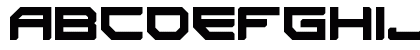 Sector 034 Regular Uppercase Preview