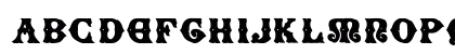 SenectusMorbus Regular Uppercase Preview