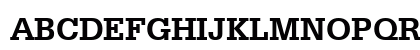 Serifa BT Bold Uppercase Preview