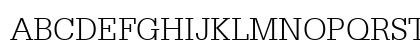 Serifa Lt BT Light Uppercase Preview
