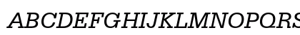 Serifa Italic Uppercase Preview