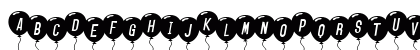 SF Balloons Italic Uppercase Preview