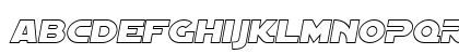 SF Distant Galaxy Outline Italic Preview
