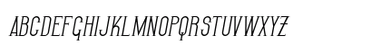 SF Gothican Oblique Uppercase Preview
