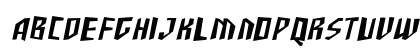 SF Junk Culture Condensed Oblique Uppercase Preview