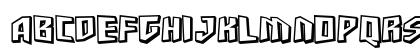 SF Junk Culture Shaded Regular Uppercase Preview