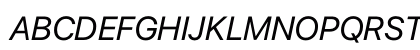 SF Pro Display Regular Italic Preview