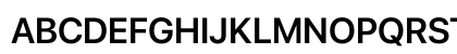 SF Pro Display Semibold Uppercase Preview