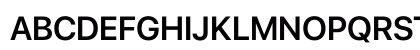 SF Pro Display Semibold Uppercase Preview