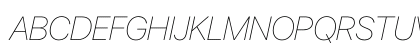 SF Pro Display Ultralight Italic Preview