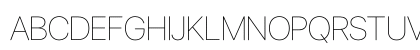 SF Pro Rounded Ultralight Uppercase Preview