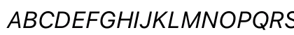 SF Pro Text Regular Italic Preview