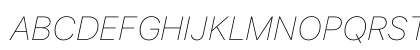 SF Pro Text Ultralight Italic Preview