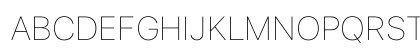 SF Pro Text Ultralight Uppercase Preview
