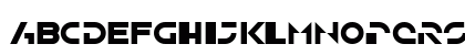 SF Solar Sailer Regular Uppercase Preview
