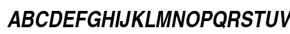 NimbusSanLEECon Bold Italic Preview
