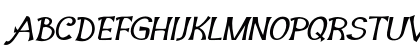 Shackle Bold Italic Uppercase Preview
