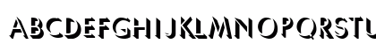 Shadow Regular Uppercase Preview