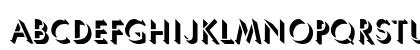 Shadow Regular Uppercase Preview