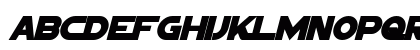 Sigma Five Marquee Bold Italic Uppercase Preview