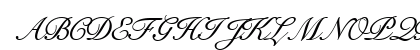 Signet Roundhand ATT Italic Preview
