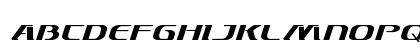 Sky Marshal Italic Uppercase Preview
