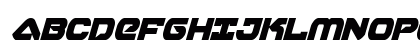 Skyhawk Condensed Italic Condensed Italic Uppercase Preview