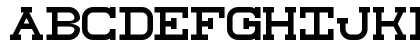 Slabberton Regular Uppercase Preview