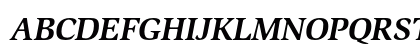 ITC Slimbach Bold Italic Uppercase Preview