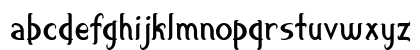 smallburg Regular Uppercase Preview