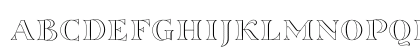Sortefax Medium Uppercase Preview