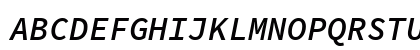 Source Code Pro Semibold Italic Preview