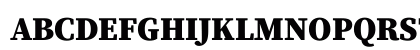 Source Serif Pro Black Regular Uppercase Preview