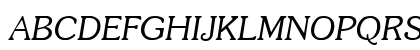 Soutane Italic Uppercase Preview
