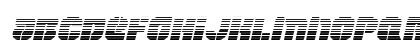 Space Cruiser Scanlines Italic Italic Preview
