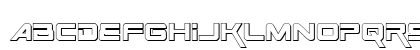 Space Ranger 3D Regular Uppercase Preview