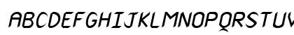 Spike Italic Uppercase Preview