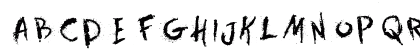 Spots in the Mirror Regular Uppercase Preview