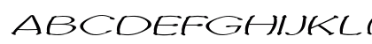 Sputz Extra-expanded Italic Preview