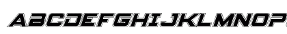 Spy Agency Academy Italic Uppercase Preview