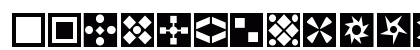 Square Things Normal Uppercase Preview