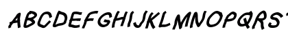 Squared Hand Obl Uppercase Preview