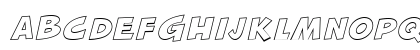 Squash MN Outline Regular Uppercase Preview