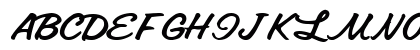 StandardBrushFont54 Bold Uppercase Preview