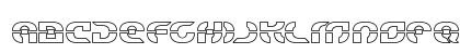 Starfighter Outline Outline Uppercase Preview