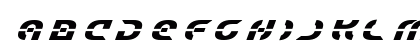 Starfighter Title Bold Italic Uppercase Preview