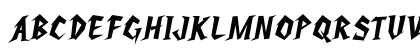 Steeltrap Condensed Regular Uppercase Preview
