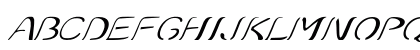 Stellon Expanded Italic Uppercase Preview