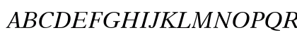 NewAster RomanItalic Preview